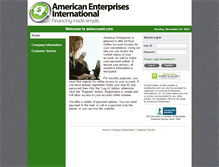 Tablet Screenshot of aeiaccount.com